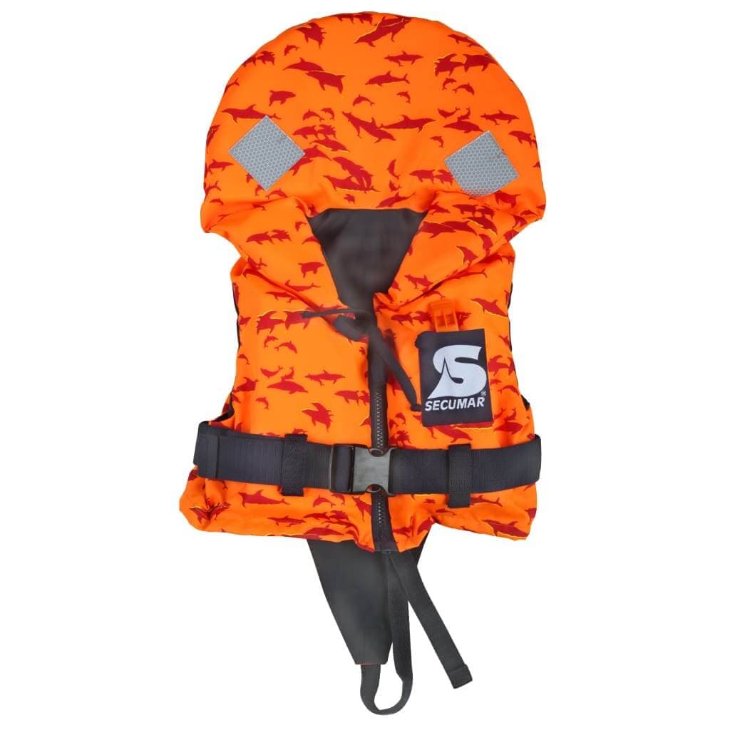 SECUMAR Bravo Print Flytväst för barn - Orange - 5–10 kg
