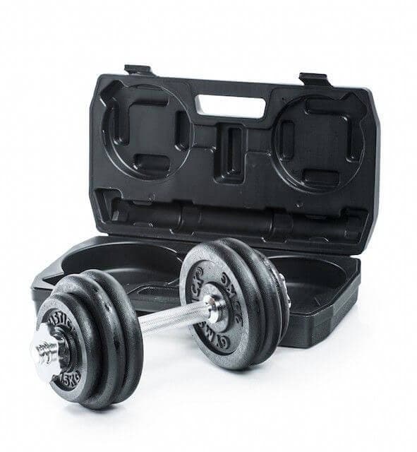 Gymstick Hantelset 15 kg justerbart