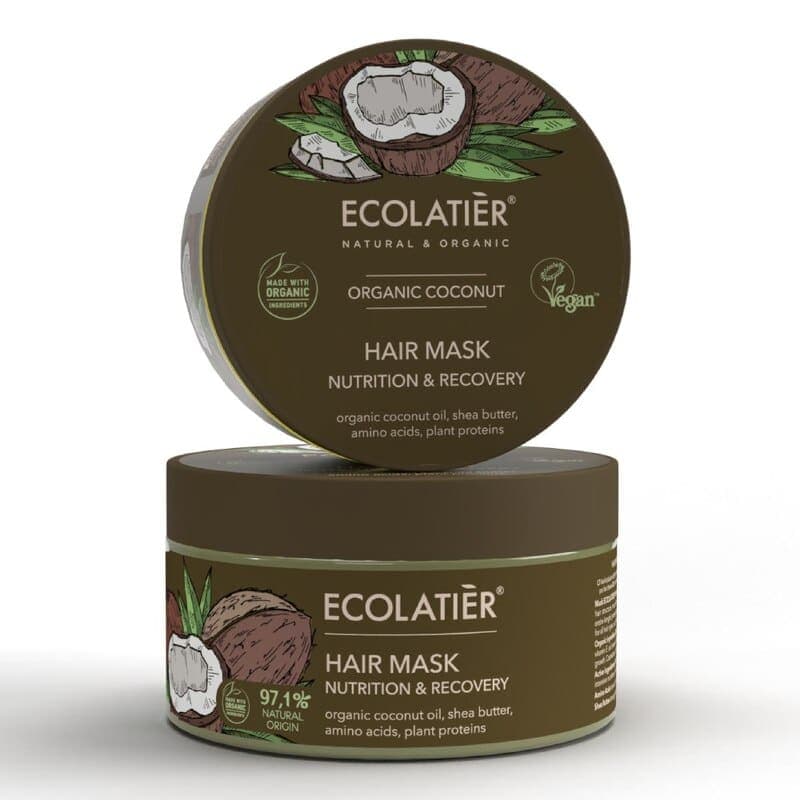 Ecolatiér Nutrition & Recovery Hårmask med kokosolja 250ml