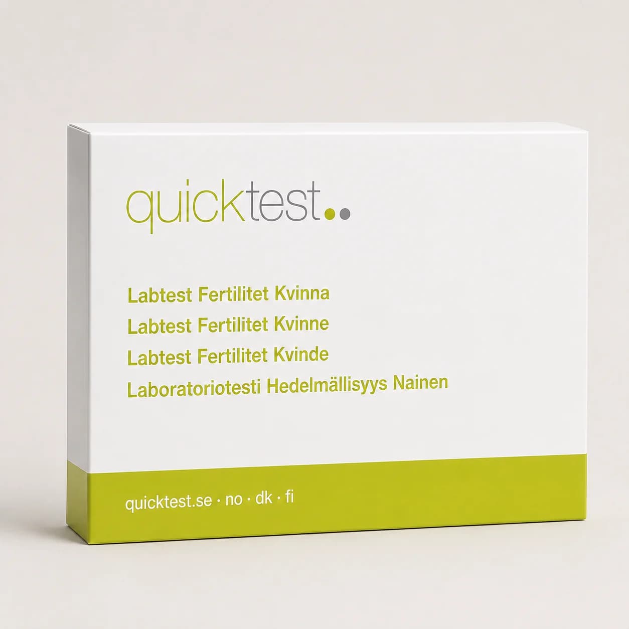 Quicktest Fertilitet Komplett Labbtest - Provtagning Hemma