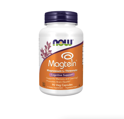 Now Foods Magtein® Magnesium L-treonat 90 vegkapslar Now Foods
