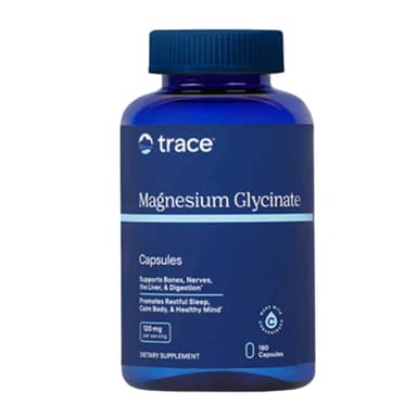 Trace Minerals Magnesium Glycinate 120mg 180 kapslar Trace Minerals