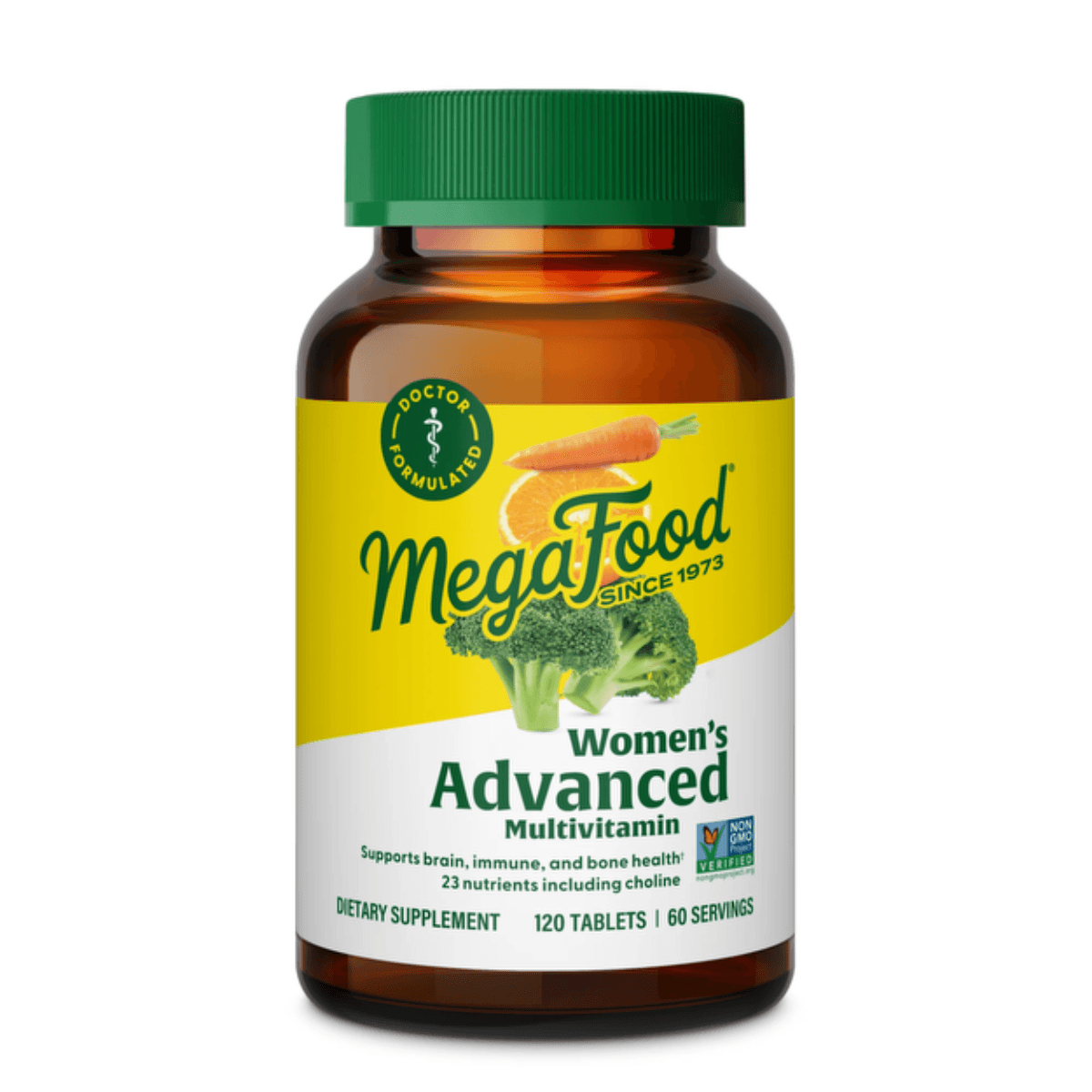 MegaFood Women's Advanced Multivitamin 120 tabletter
