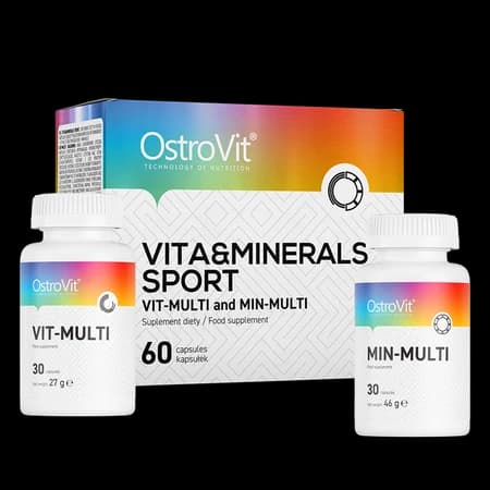 Vitaminone.dk MULTIVITAMIN & MINERALER , 2 x 30 kapslar
