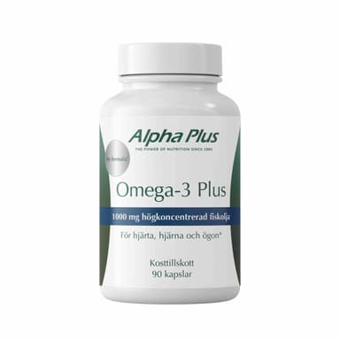 Alpha Plus Omega-3 Plus 90 kapslar Alpha Plus