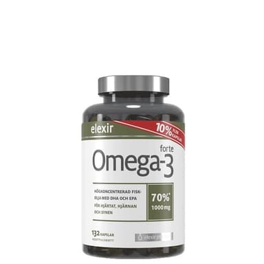 Elexir Pharma Omega-3 Forte 1000 mg 132 kapslar Elexir Pharma