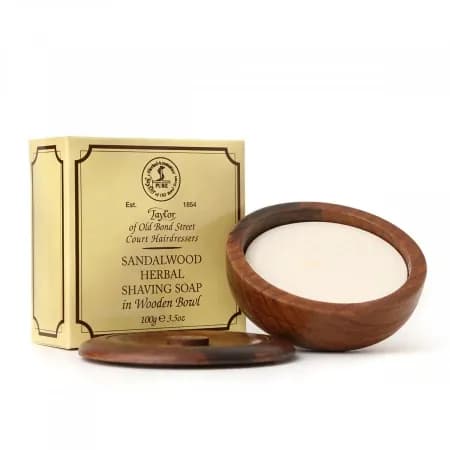 Taylor Of Old Bond Street Raktvål Sandalwood Herbal I Träask