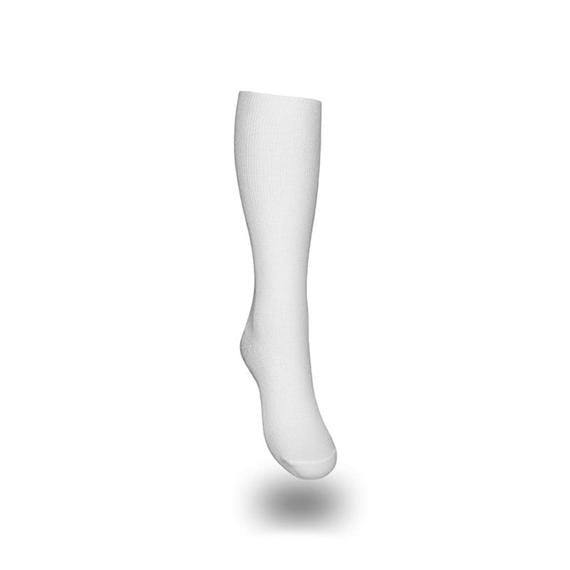 Medisox Comfort - Vit, 46/47, Extra bred - Stödstrumpa Kompressionsklass 1