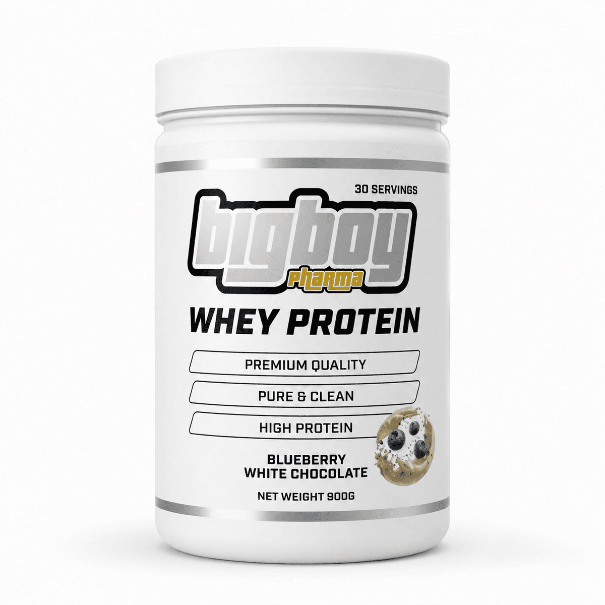 bigboypharma.com BigBoy Pharma Whey Protein 900g - Strawberry White Chocolate