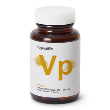 Greatlife Vitamin C PureWay-C® – 850 mg 60 kapslar
