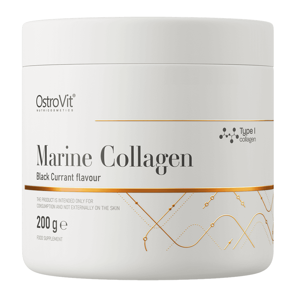 Vitaminone.dk Kollagen, Marine. C-vitamin, Blåbärsmak. 200 gr. (till 75 dagar!)