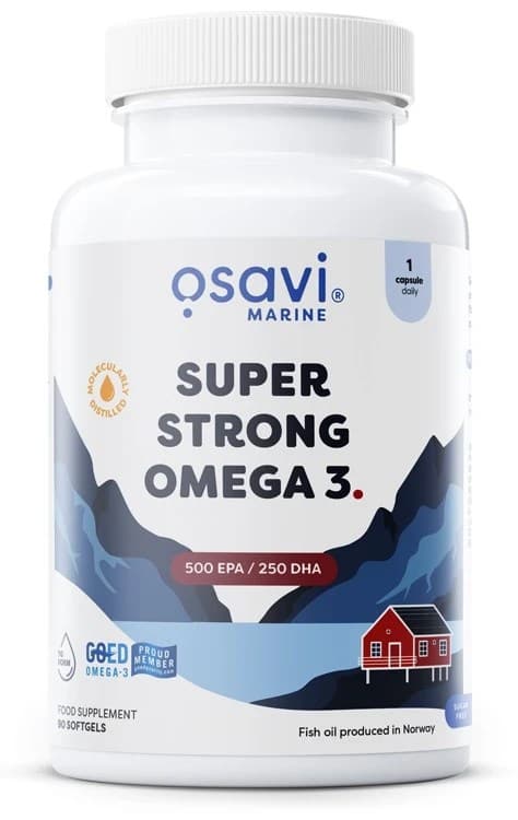 Osavi Super Strong Omega 3, 500 EPA / 250 DHA, 90 kapslar