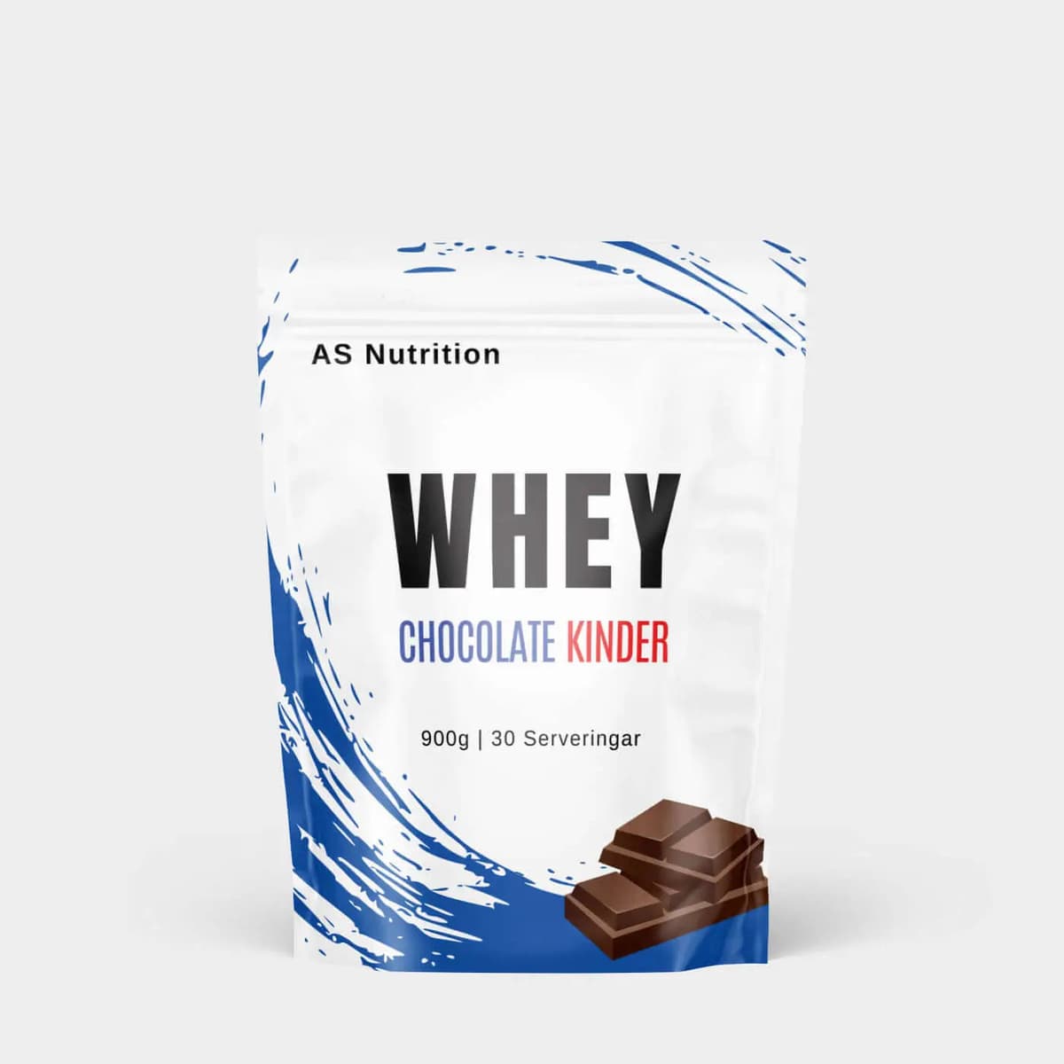 AS Nutrition Whey Protein, 900 g - Chocolate Kinder