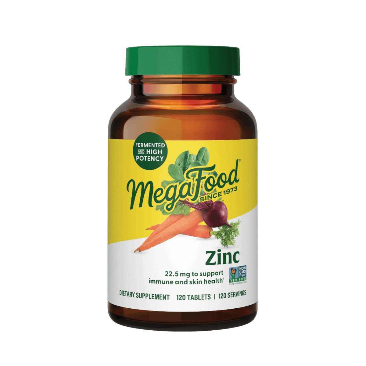 MegaFood Zink 120 tabletter